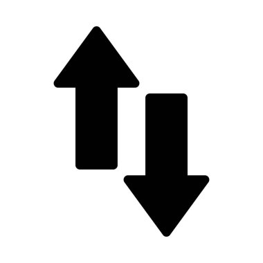 ok vektörü simgesi düz simgesi