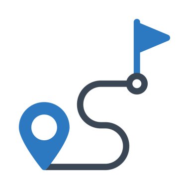 harita vektör renk simgesi