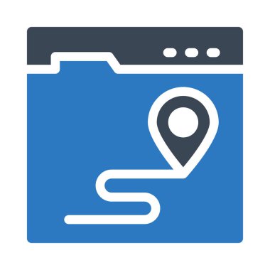 pin vektörü renk simgesi