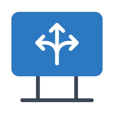 ok vektörü renk simgesi