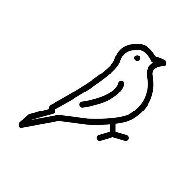 uç vektör ince çizgi simgesi