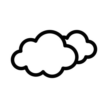 hava vektörü ince çizgi simgesi