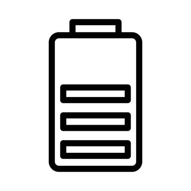 güç vektörü ince çizgi simgesi