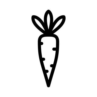 sebze vektörü ince çizgi simgesi