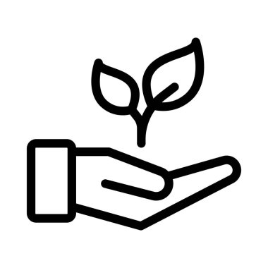 dikkat vektörü ince çizgi simgesi