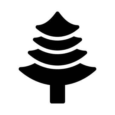 Doğa vektörü ince çizgi simgesi