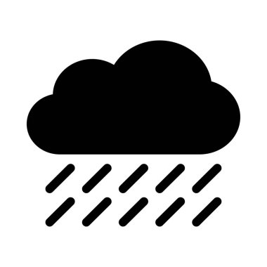 bulut vektörü düz simgesi