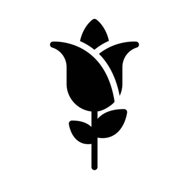 Bloom vektör kabartma düz simgesi