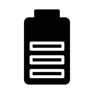 güç vektörü simgesi düz simge