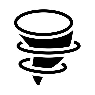 Afet vektörü düz simgesi