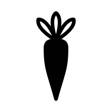 sebze vektörü düz simge