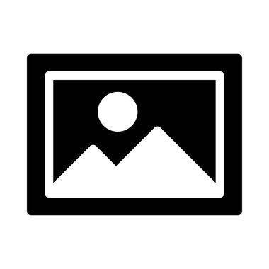 fotoğraf vektörü düz simge