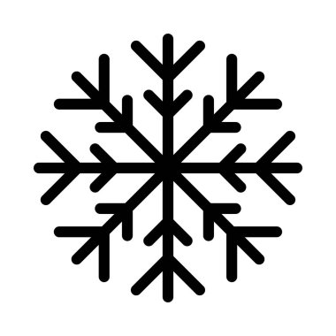 flake vektör glyph düz simgesi