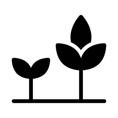 Doğa vektörü düz simge