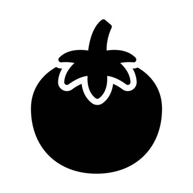 meyve vektörü düz simgesi