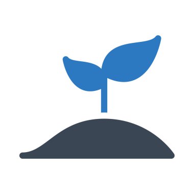 toprak vektör renk simgesi