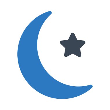 gece vektörü renk simgesi