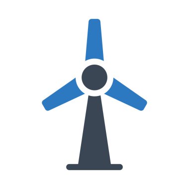 Türbin vektör renk simgesi