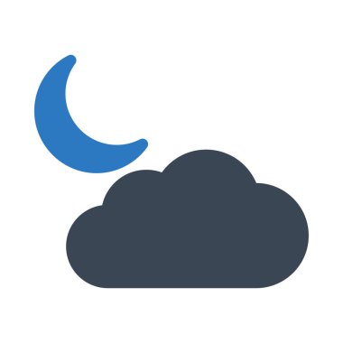 Ay vektörü renk simgesi