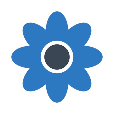 Bloom vektör renk simgesi
