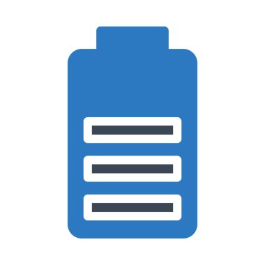 güç vektörü renk simgesi