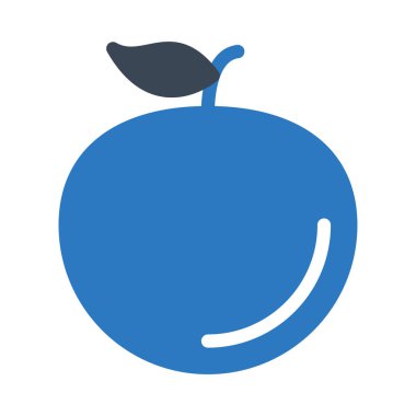 meyve vektörü renk simgesi