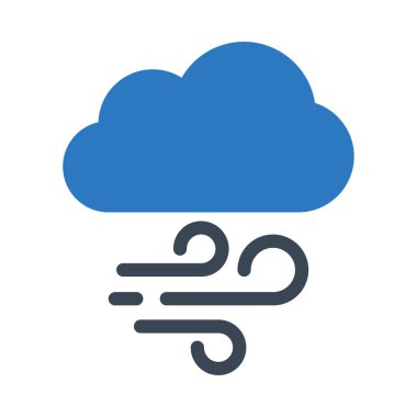 bulut vektörü renk simgesi