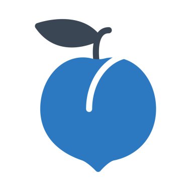 meyve vektörü renk simgesi