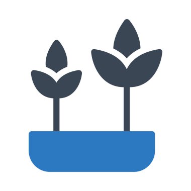 Doğa vektörü renk simgesi