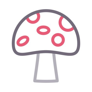 bitki vektörü renk çizgisi simgesi