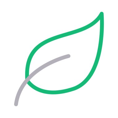 yeşil vektör renk çizgisi simgesi