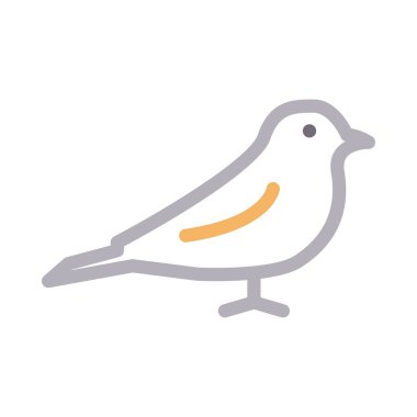 uçuş vektörü renk çizgisi simgesi