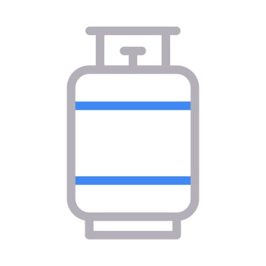 silindir vektör renk çizgisi simgesi