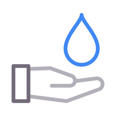 el vektörü renk çizgisi simgesi