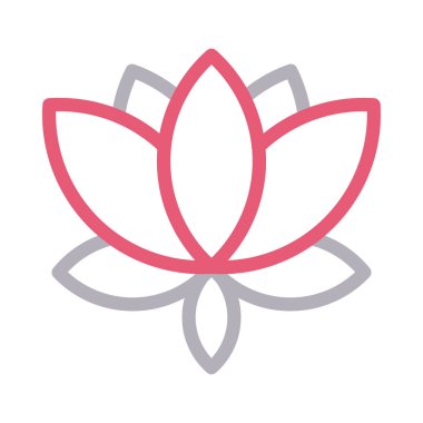 bahçe vektörü renk çizgisi simgesi