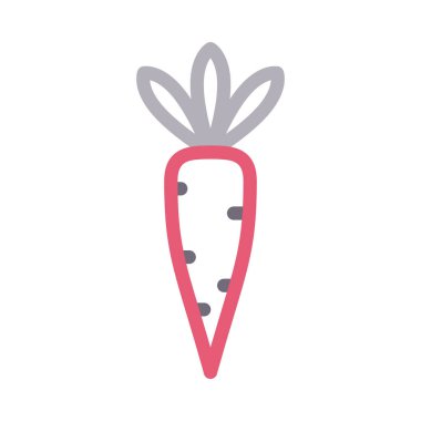 sebze vektörü renk çizgisi simgesi