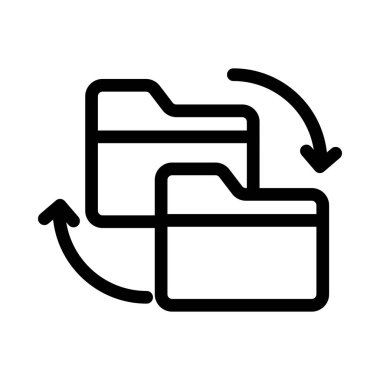 dosya paylaşım vektörü düz simgesi