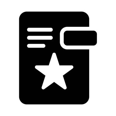 favori vektör düz simgesi