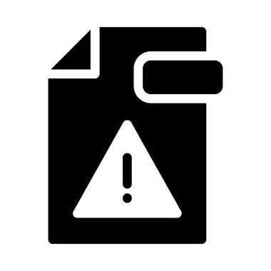 hata vektörü düz simgesi