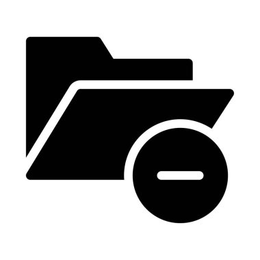 dizin vektörü glyph düz simgesi