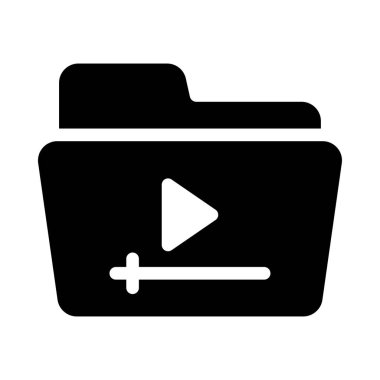 dizin vektörü glyph düz simgesi