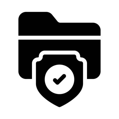 dizin vektörü glyph düz simgesi