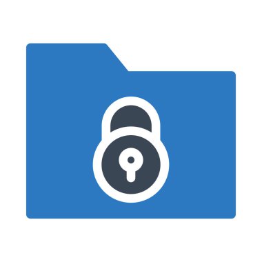 vektör kabartma renk simgesini kilitle