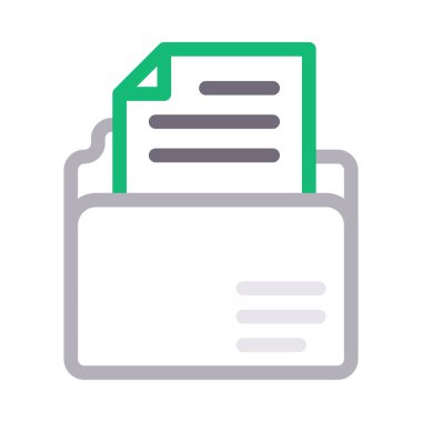 dizin vektör renk çizgisi simgesi