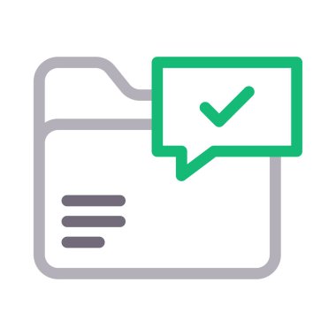 dosya vektör renk çizgisi simgesi