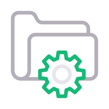 dosya vektör renk çizgisi simgesi