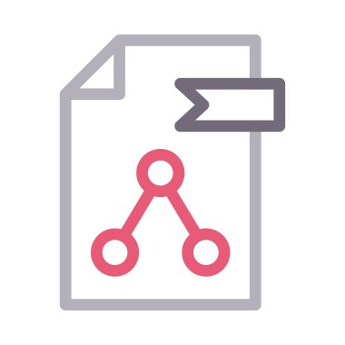 vektör renk çizgisi simgesini paylaş