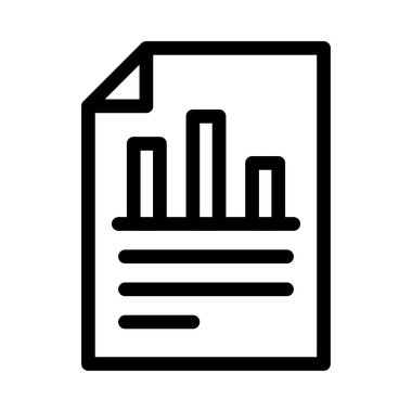 dosya vektörü ince çizgi simgesi