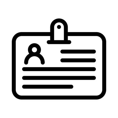 kart vektörü ince çizgi simgesi