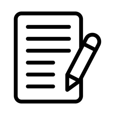 imzalama vektörü ince çizgi simgesi